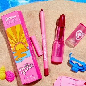 Barbie x Colourpop cosmetics malibu sunset lux lipstick kit duo